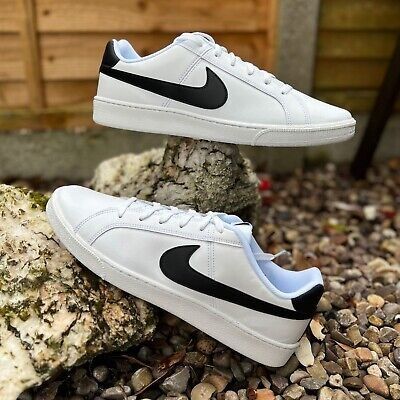 Nike court royale white black store