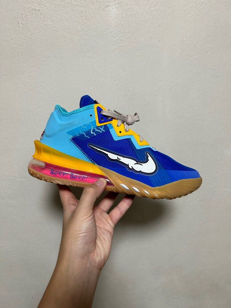 Road Runner Nike Lebron 18 Blue Wile E Lebron 18 What The Shop