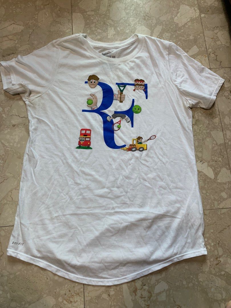 Nike Tennis Roger Federer Emoji T Shirt