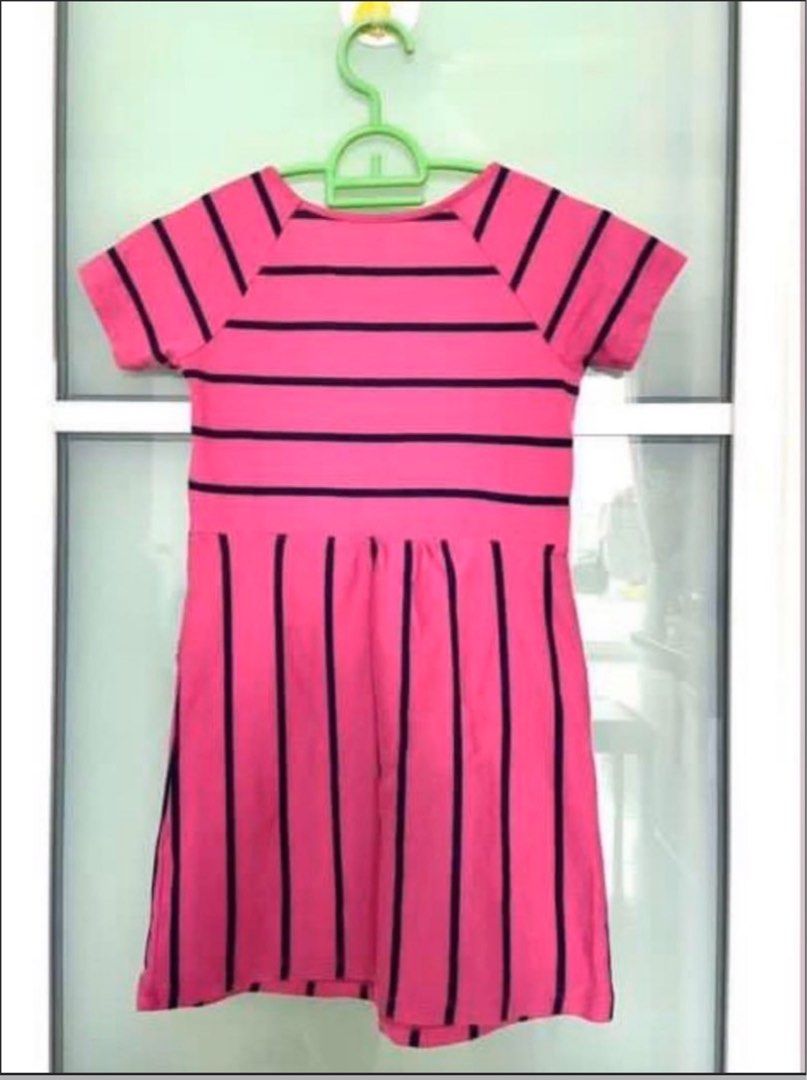 Old navy pink stripe dress store