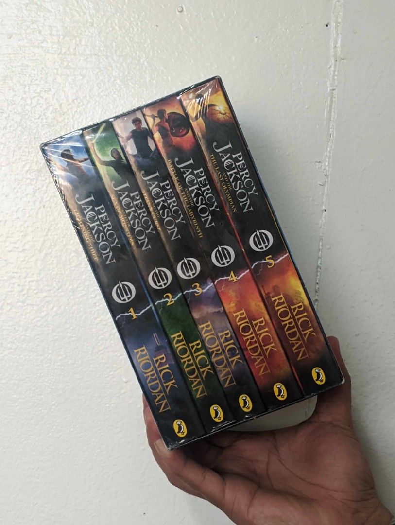 PERCY JACKSON ULTIMATE COLLECTION (Category: Everything Else Others) located in Paranaque City. Submitted by mhelai08.collections (Listing ID 1305326336, Image 1). Description: Brand New :) location- Paranaque.