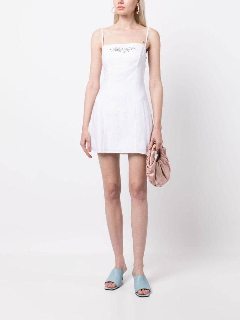 tovianna linen dress Reformation + Tovianna Linen Dress