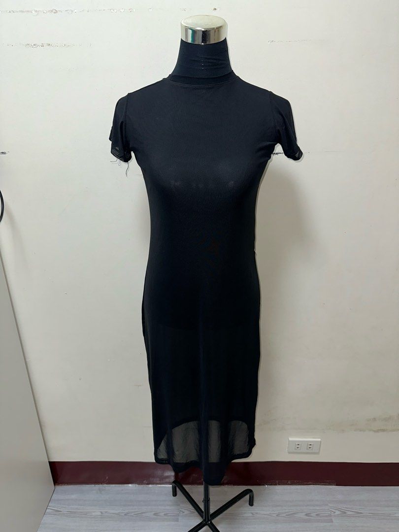 DECLUTTER See through Mesh Cover Up Dress Bodycon (Category: Bikinis & Swimsuits) located in Manila. Submitted by all.available.pls.read (Listing ID 1305465369, Image 1). Description: Xs to semi large .