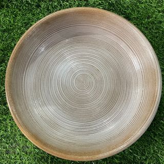 Stoneware Brown Swirl Pattern Large Serving Bowl Pot 12” x 3” inches - P499.00