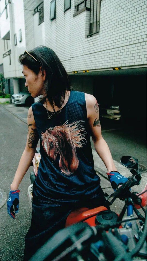 Supreme Mustang Reversible Basketball Jersey Tank Top, Men's