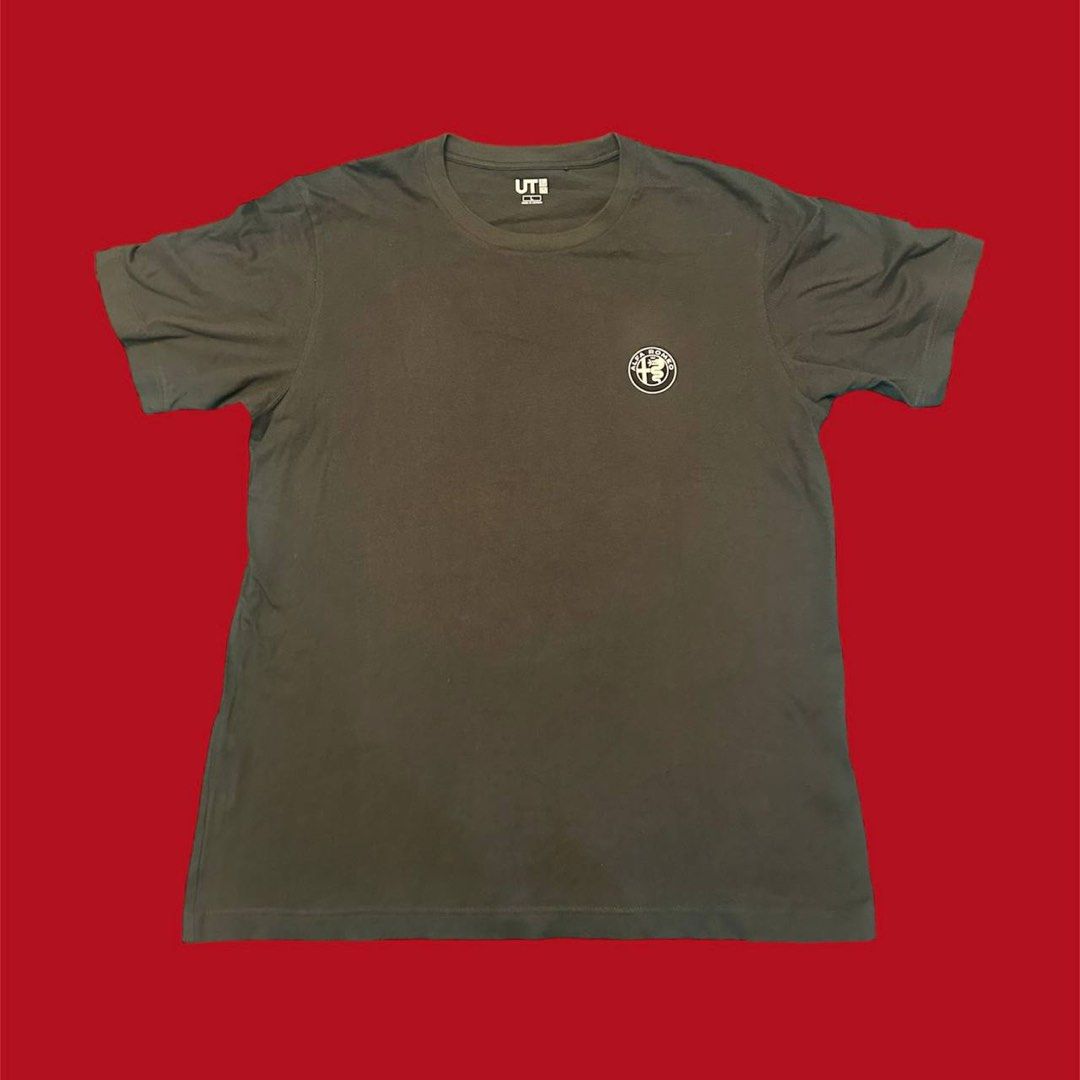 Uniqlo Alfa Romeo Shirt (Category: Tshirts & Polo Shirts ) located in Quezon City. Submitted by danahmaniego (Listing ID 1305436607, Image 2). Description: uniqlo alfa romeo shirt large mens 21 x 28.