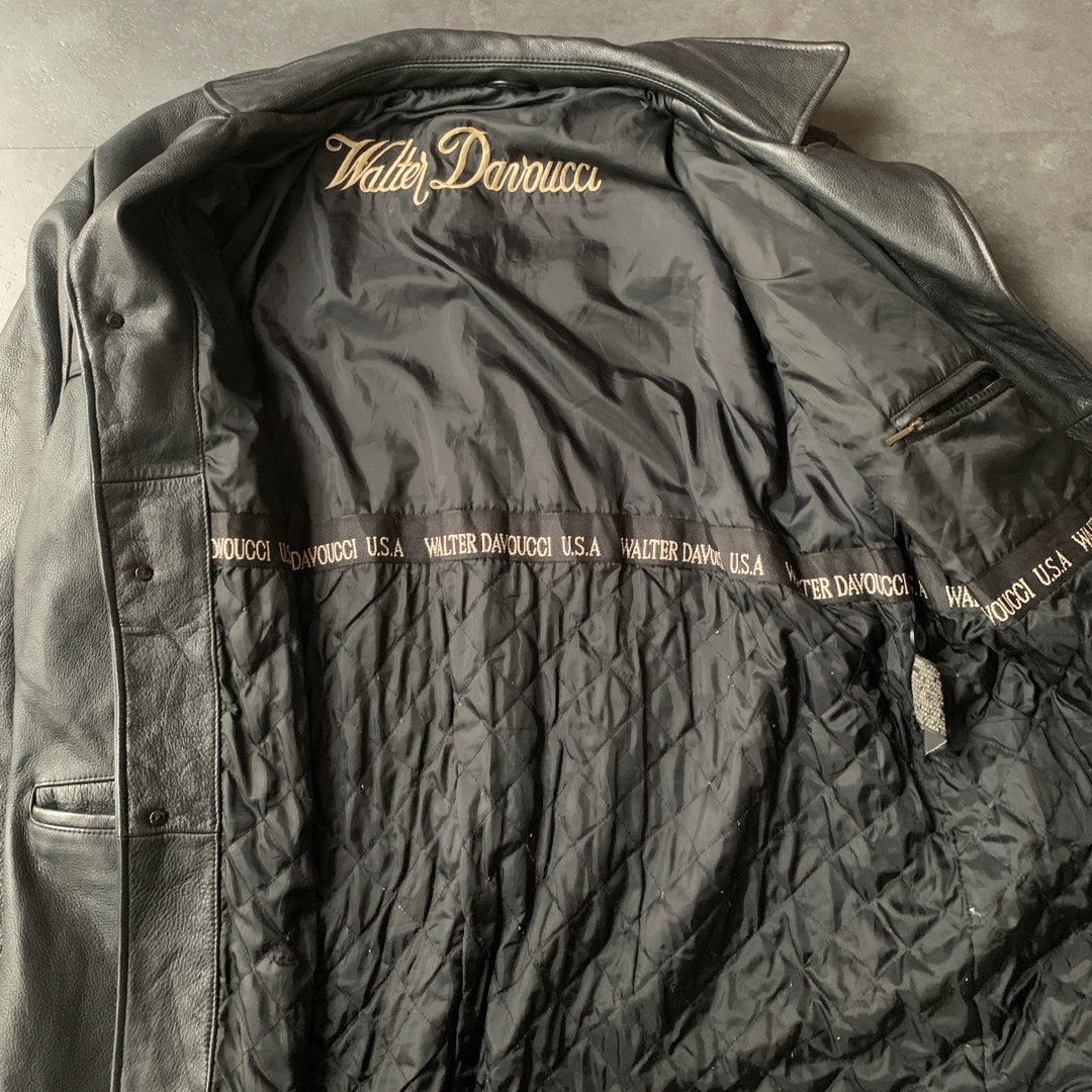 Walter davoucci leather jacket 2025