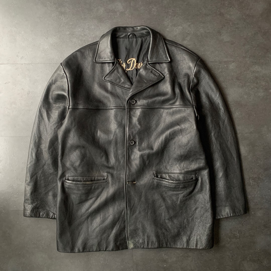 2000s Genuine Leather Jacket (S)