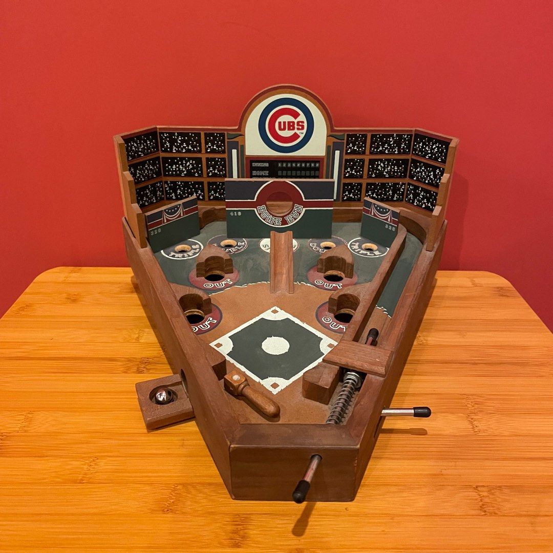 Bagatelle Game Large Bagatelle Wooden Table Top Pinball Game - Brass Retro Art Décor Vintage Style Bagatelle Table Top Game