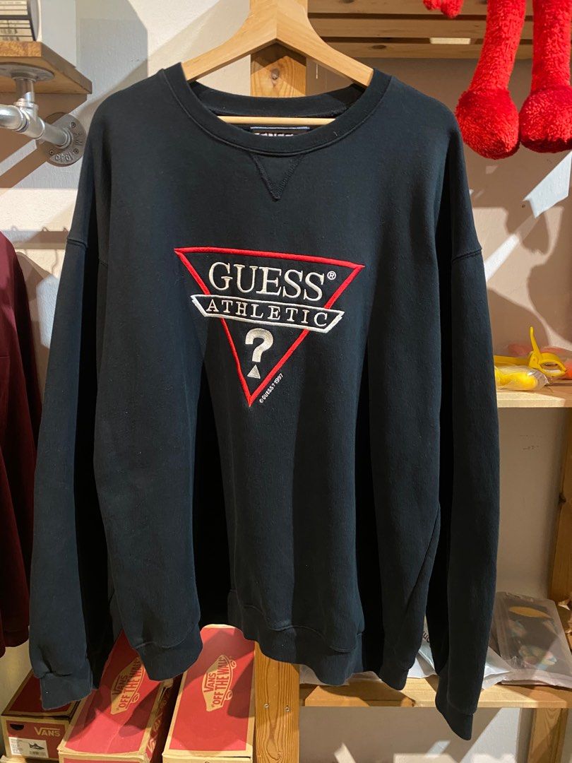 Guess athletic sweatshirt outlet
