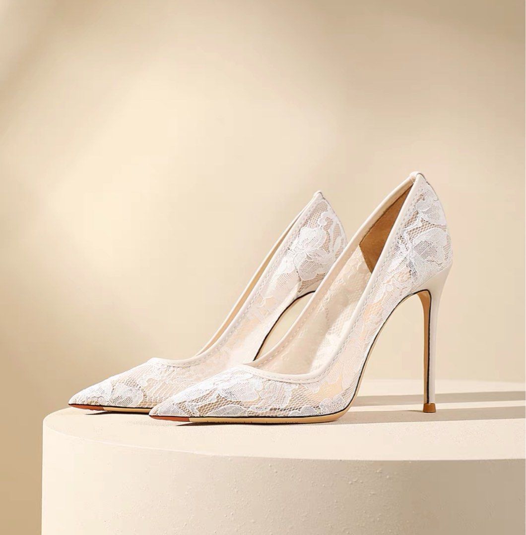 Wedding heels Brand New Women s Fashion Footwear Heels on Carousell