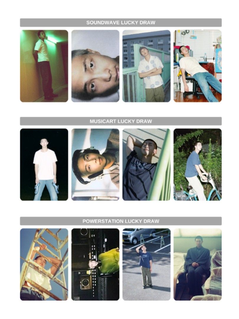 RM ナムジュン　ラキドロ　トレカ　JPFC RPWP BTS RM Right Place Wrong Person JPFC POB holo Official PC