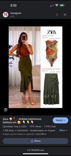 Zara Linen Skirt