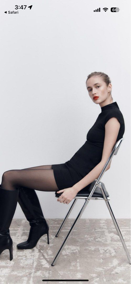 Zara Short Stretch Knit Dress, Women's Fashion, Dresses & Sets, Dresses on  Carousell