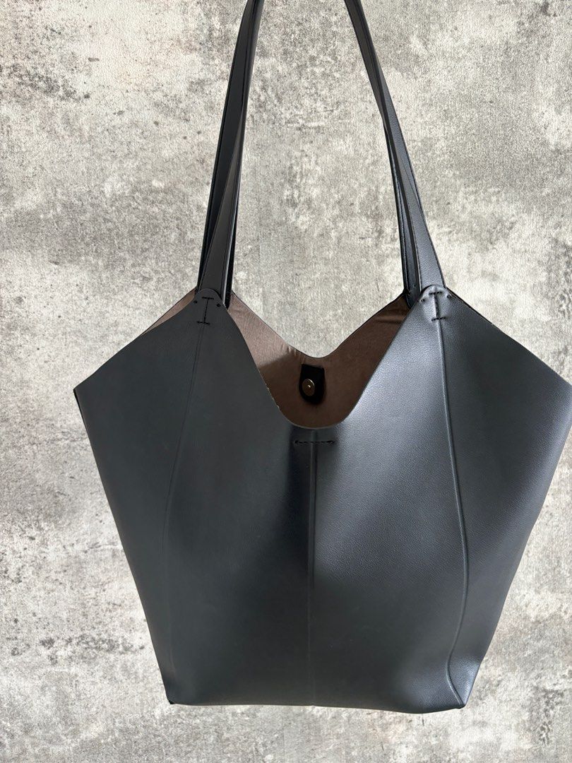 Black tote bag zara outlet
