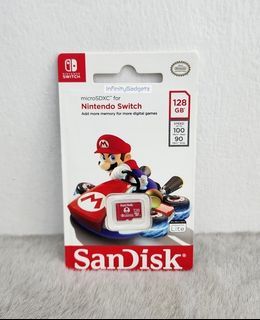 128GB Sandisk Micro SDXC 100MB/s Official Micro SD for Nintendo Switch