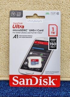 1TB Sandisk Ultra Micro SD Class 10 150MB/s