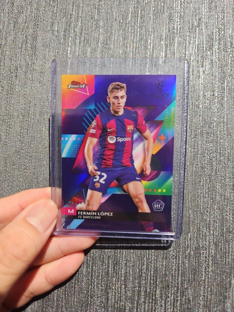 2023-24 Topps Finest UEFA Club Competition Fermin Lopez 26/299 