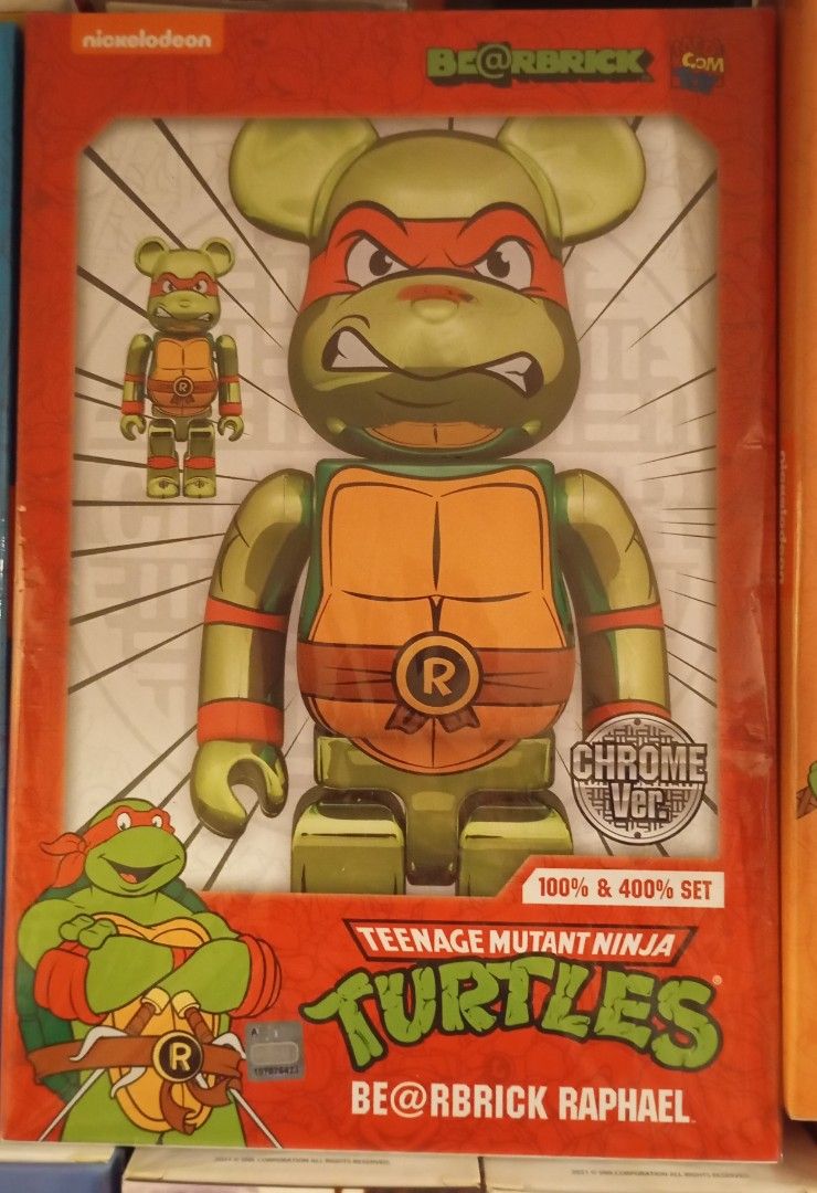 BE@RBRICK Raphael 400% + 100% 400% + 100% BE@RBRICK RAPHAEL 電鍍版