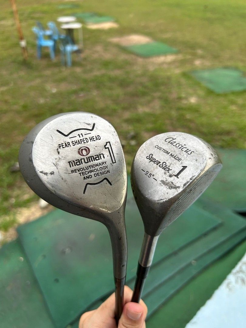 Japanese Maruman Pear Shaped Head Suppon Tap 5 Wood Stiff Graphite Shaft Japanese Maruman Pear Shaped Head Suppon Tap 5 Wood Stiff Graphite Shaft