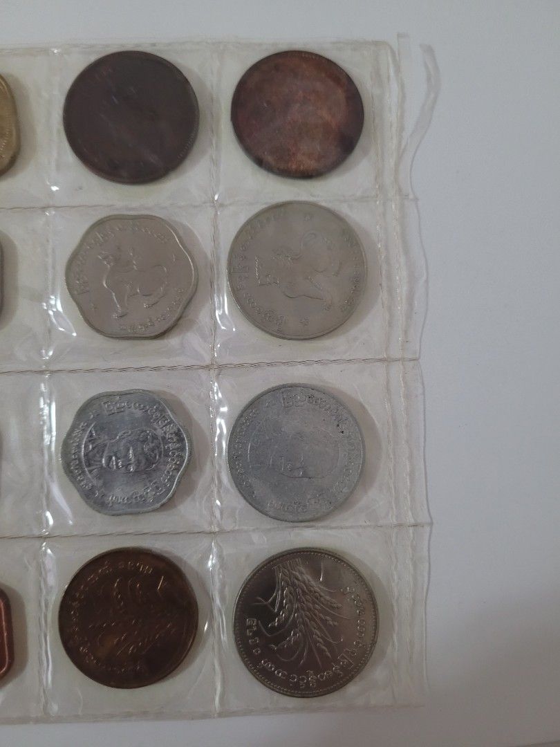 古印度緬甸硬幣錢幣India myanmar vintage coins full set, 興趣及遊戲, 收藏品及紀念品, 錢幣- Carousell