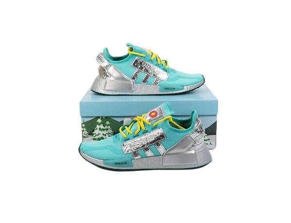 Adidas NMD R1 V2, Professor Chaos South Park, Aqua Blue Silver