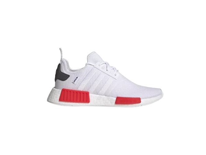 Adidas NMD R1 White Vivid Red White Vivid Red. US 9 UK 8.5 EUR 42.6 GX9527 Men s Fashion Footwear Sneakers on Carousell