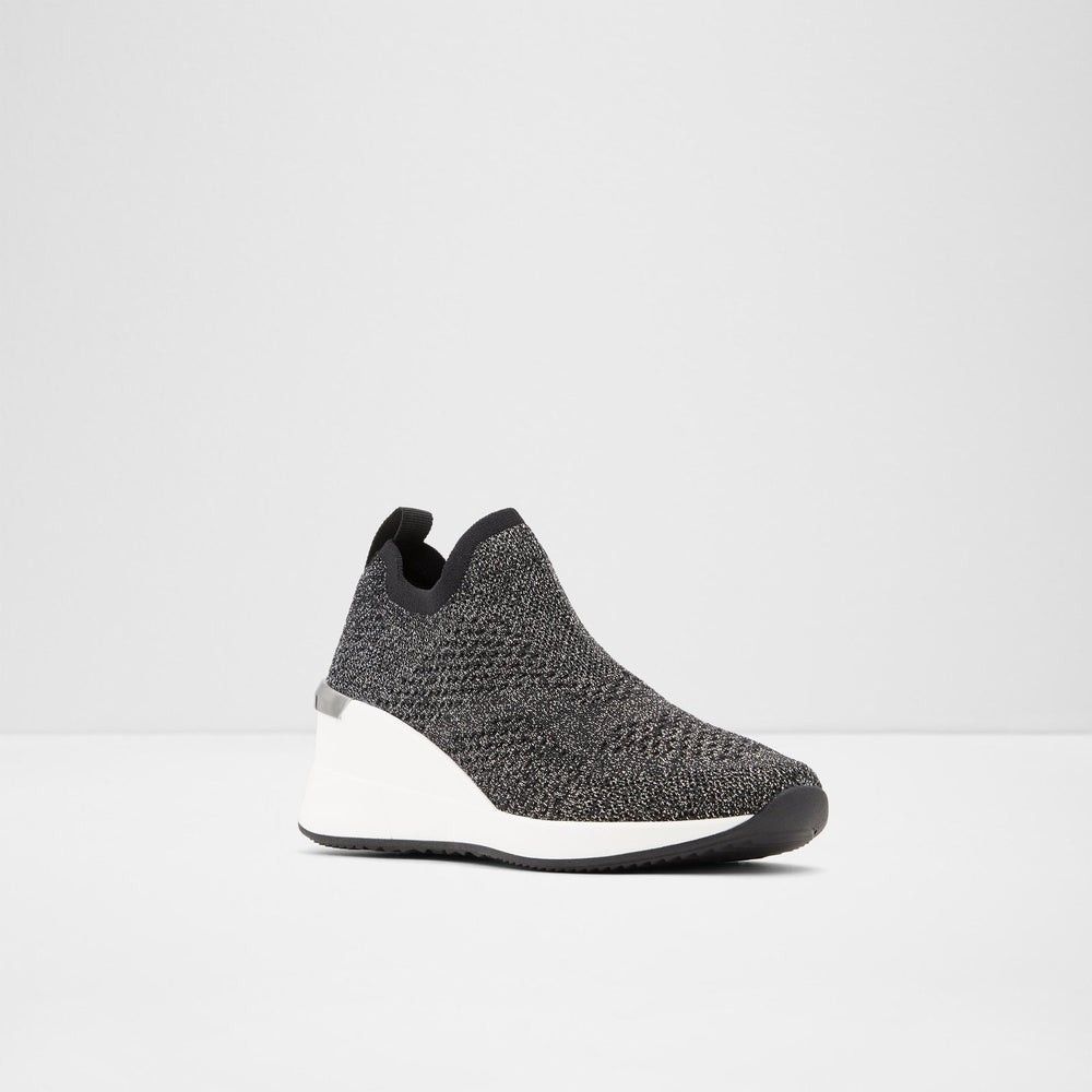 Aldo black trainers womens hot sale