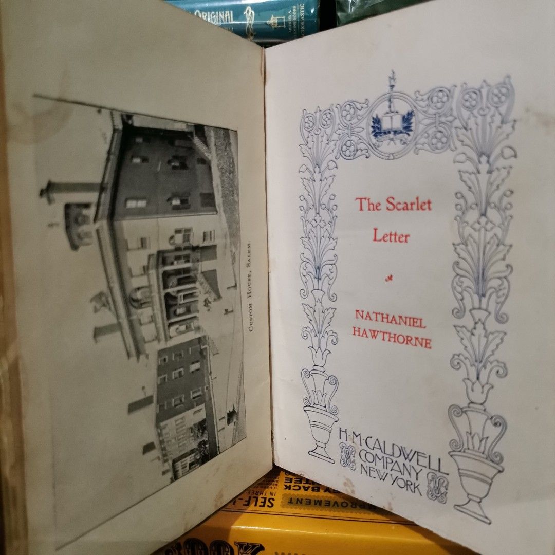 [ANTIQUE, early 1900s] The Scarlet Letter by Nathaniel Hawthorne (HM ...