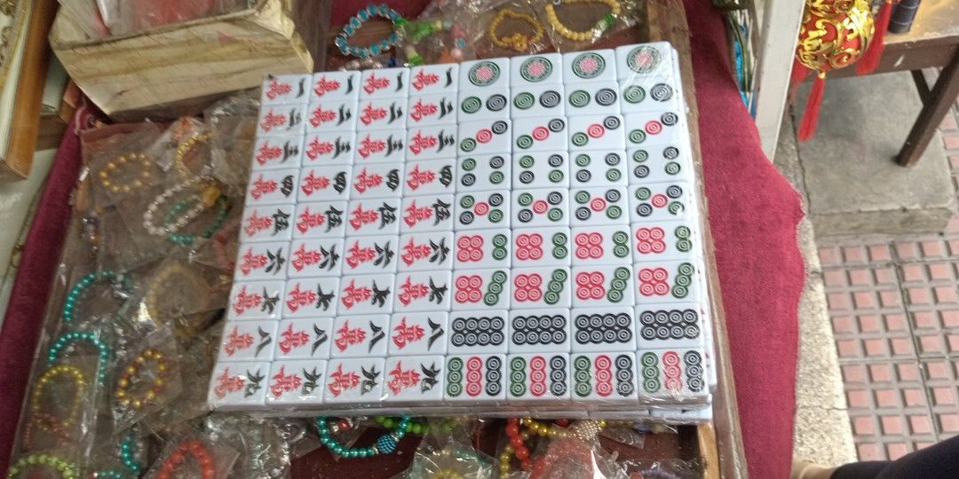 Automatic Mahjong Tiles Only (Magnetic) (Category: Board Games & Puzzles) located in Manila. Submitted by julieggggg (Listing ID 1305530446, Image 3). Description: We have size 38mm, 40mm, 42mm magnetic tiles Good for automatic mahjong table Available colors: green or blue 144 tiles in one set price is sold per color choice set of 144 tiles (each).