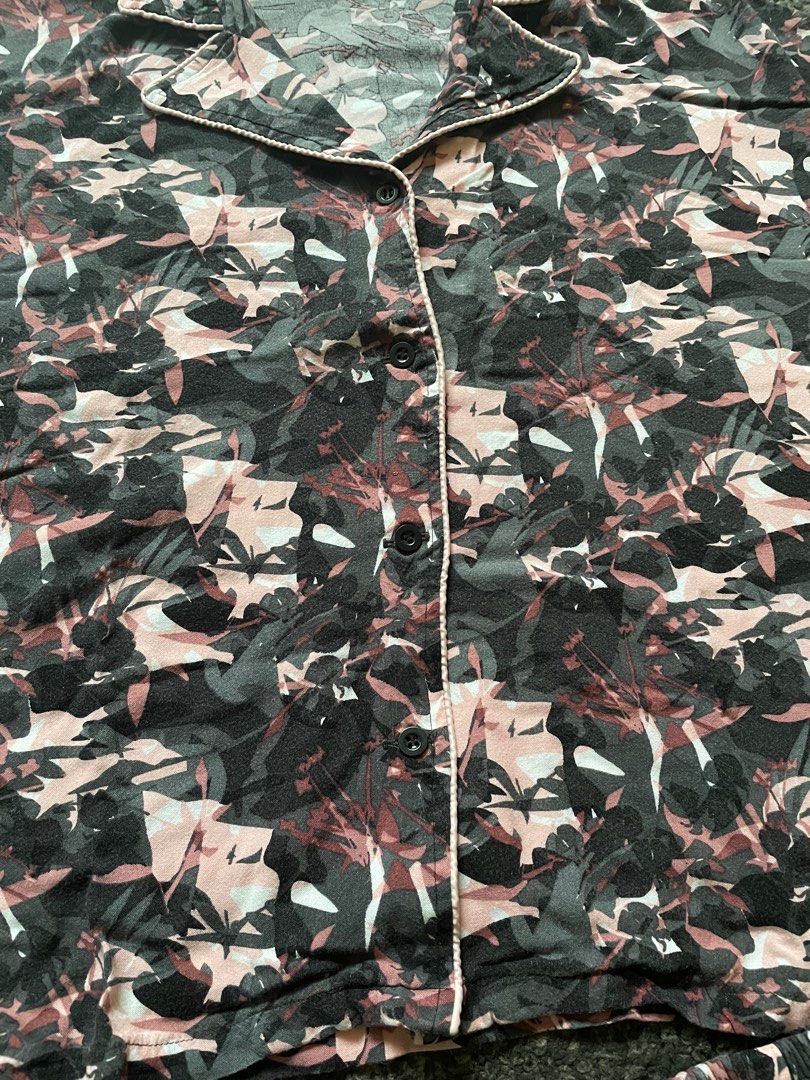 Baju tidur premium setelah rayon adem premium black pink white pajamas wanita one set tangan pendek celana pendek busui friendly kancing depan dailywear setelan perempuan piyama katun rayon freesize F...