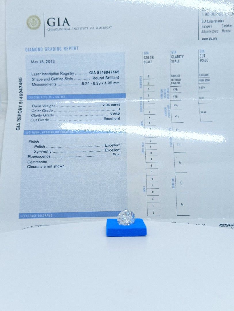 Berlian Gia Vs1 1,54 Ct D Vs1 Oval Lab -tumbuh Berlian