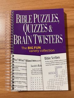 Bible Trivia / Puzzle Books for Children ( Pre-loved )
