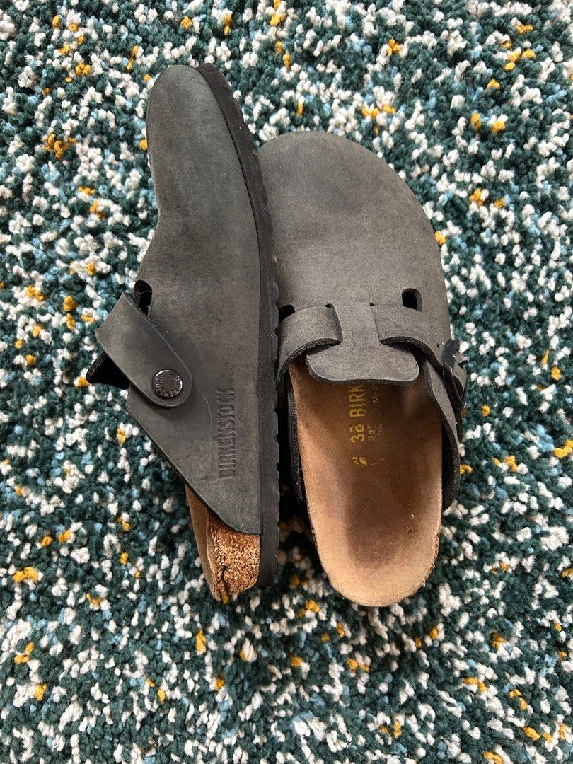 Birkenstock Bostons (Size 38) (Category: Sandals) located in Muntinlupa City. Submitted by bubbuys (Listing ID 1305521707, Image 3). Description: Bought in Germany- well used Purchased for Php 9.9K - selling for Php 1.5k .