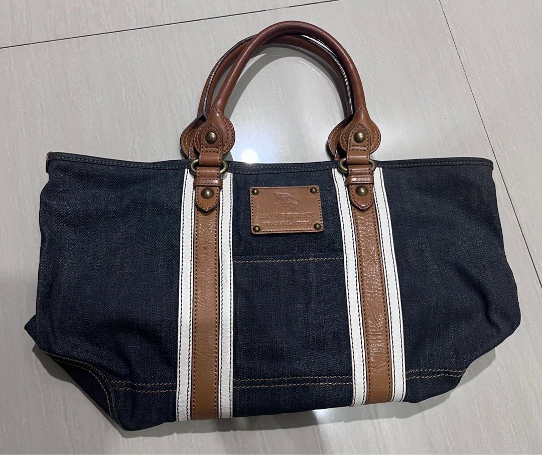 Burberry Blue Label Denim Tote