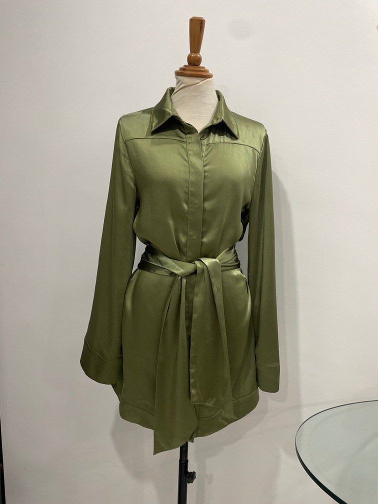 Camila Coelho (Army Green dress -13), Women's Fashion, Dresses & Sets,  Dresses on Carousell
