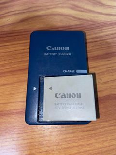 Canon NB-4L Battery with Charger