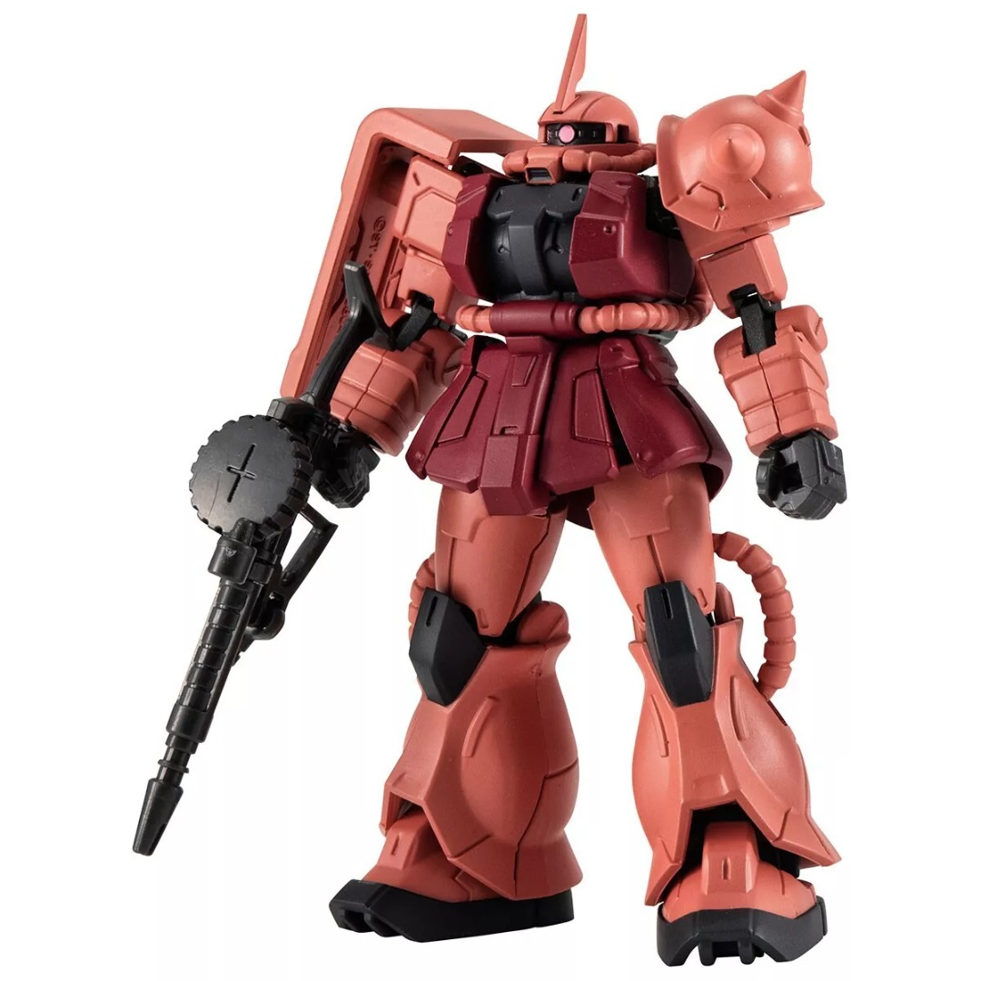 售賣交換全新CAPSULE ACTION ZAKU II馬沙紅彗星渣古散賣或交換MOBILE SUIT GUNDAM原色高達或吉姆gm, 興趣 ...