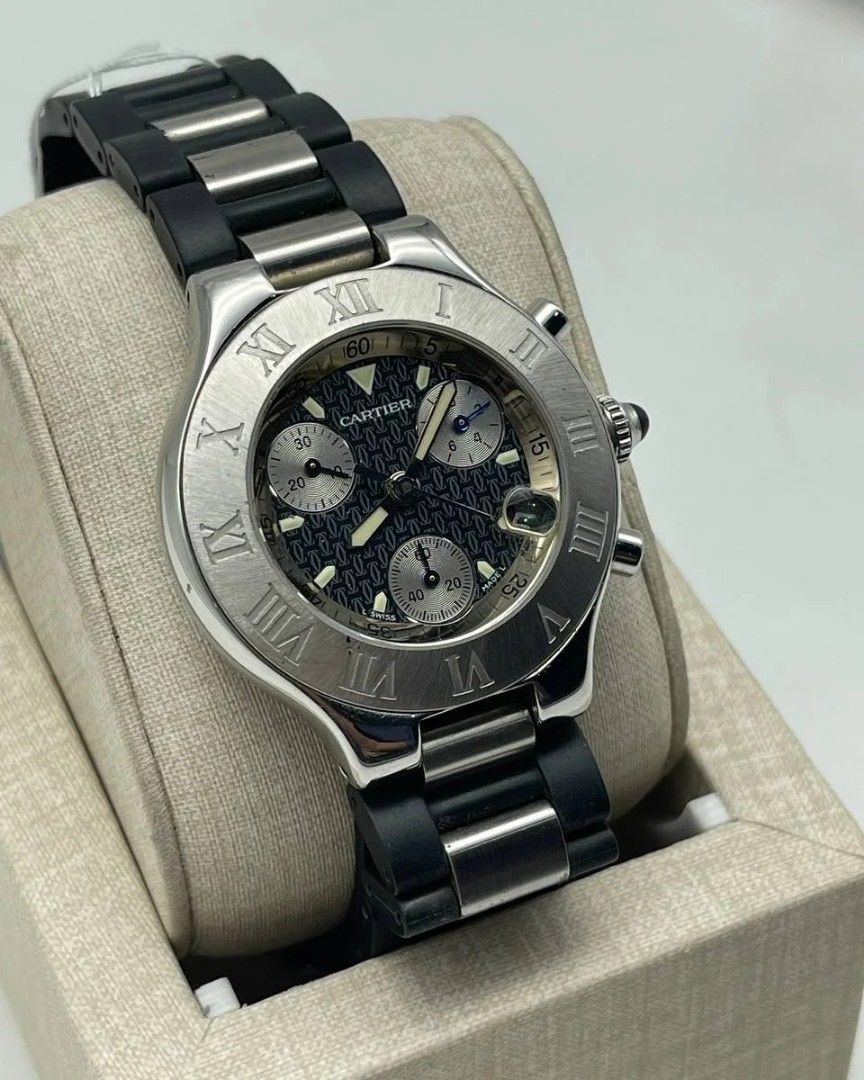 Cartier 21 chronograph sale