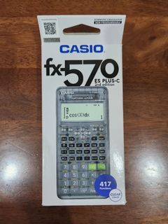 CASIO fx-570 ES PLUS C 2nd Edition [Transparent] Scientific Calculator