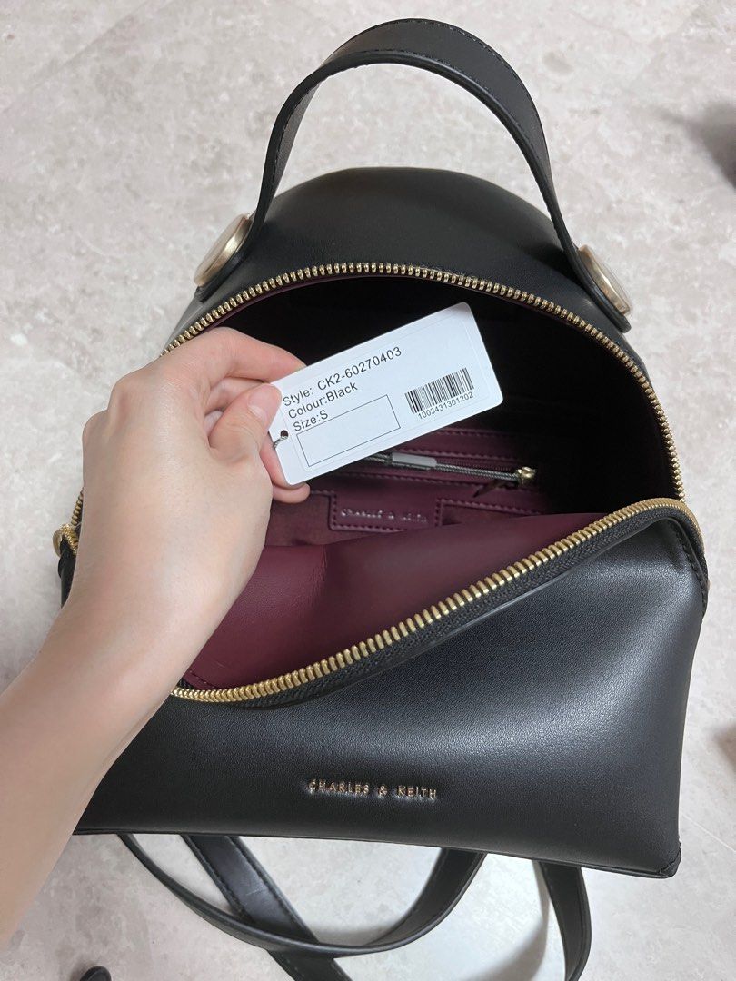 Charles Keith Dome Backpack small