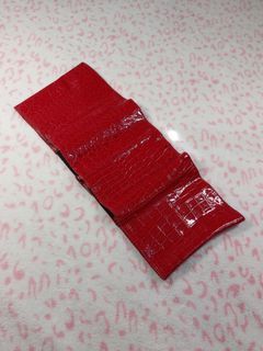 Cintura Leather Obi Shaper Belt (Red)