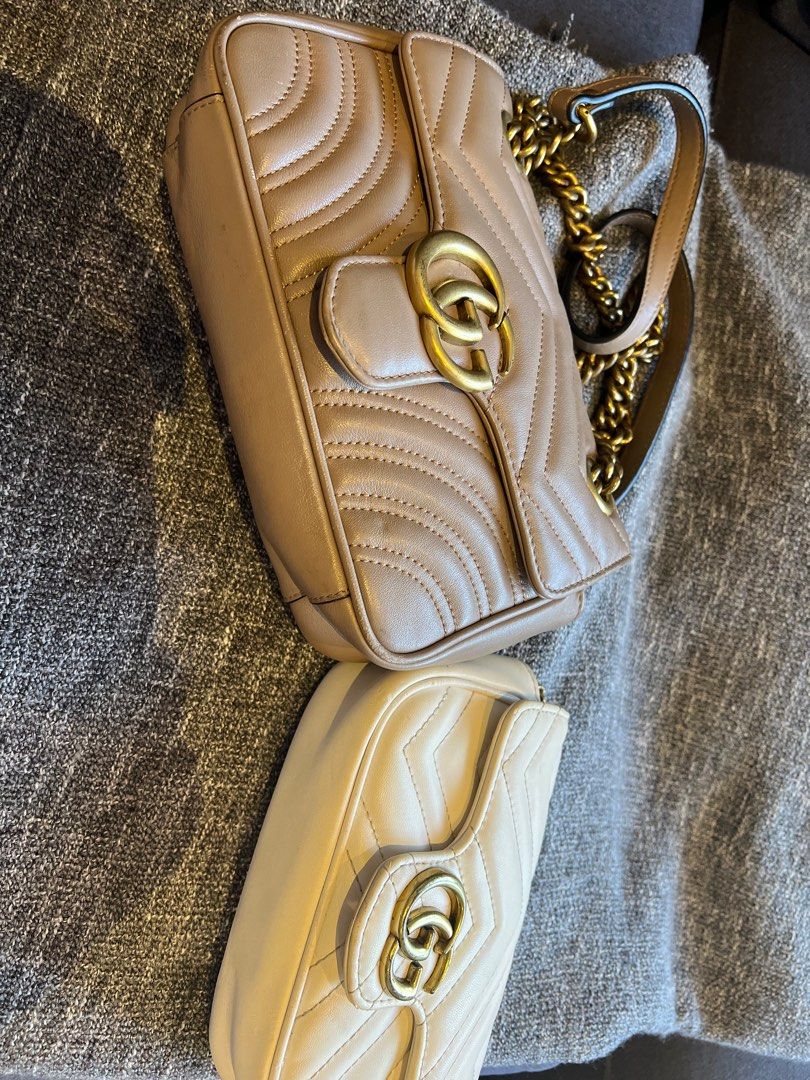 COMBO Gucci Marmont 2 sizes Women s Fashion Bags Wallets Cross body Bags on Carousell