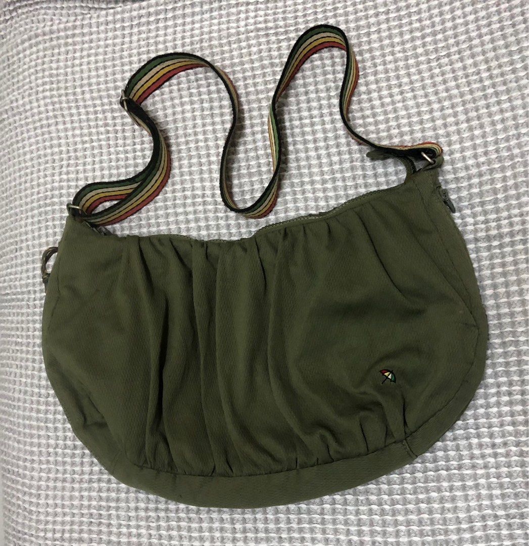 Authentic Combo 3 Arnold Palmer Samantha Thavasa Old Navy Men s Women s Nylon Canvas Crossbody Shoulder Pouch Picnic Trip Travel Makeup Diaper Gy