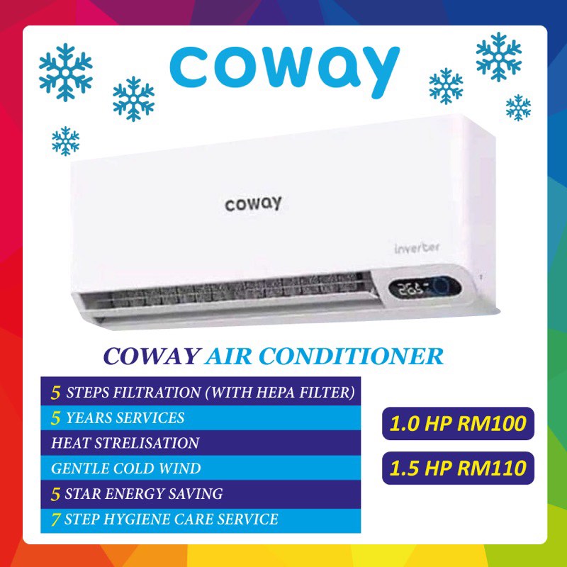 COWAY AIRCON 1.0HP Inverters, TV & Home Appliances, Air Conditioners COWAY AIRCON 1.0HP Inverters, TV & Home Appliances, Air Conditioners