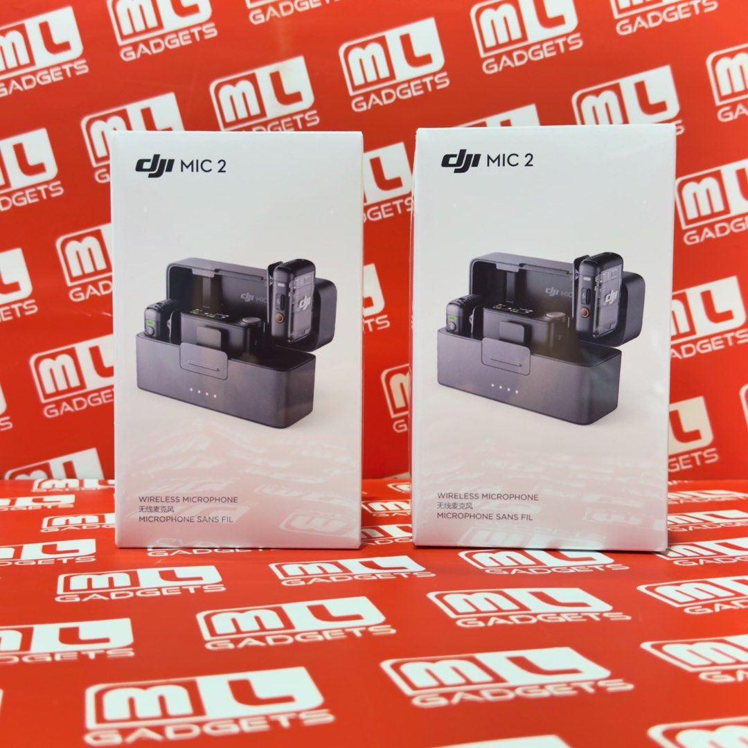 DJI Mic 2 (Category: Microphones) located in Makati City. Submitted by ml.gadgets (Listing ID 1305559197, Image 1). Description: DJI MIC 2 (2TX + 1RX + Charging Case) 18,490 Local unit BELOW SRP!!! - Brand New and Sealed - 3 days shop replacement warranty - 1 year warranty ✅ Cash on Delivery ✅ Cash upon pick up (SM Jazz Residences Makati) ✅ Gcash/Maya ✅ Online Bank Transfer (BDO, BPI, UNIONBANK, METROBANK) ✅ We accept credit card (Straight | Inst