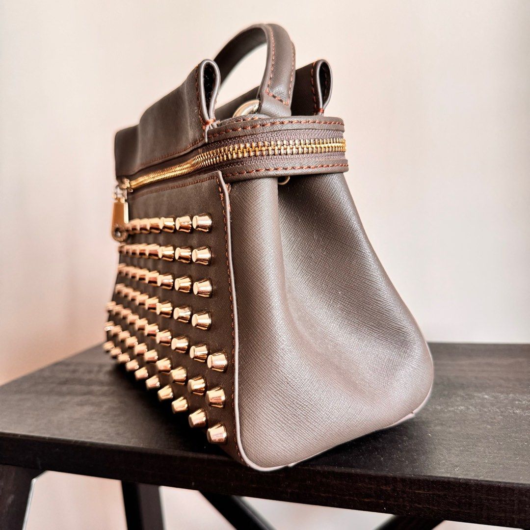 DKNY Studded Top Handle Bag