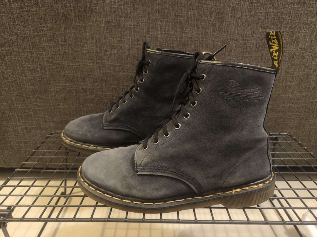 Dr Martens Made in England 1460 Suede Leather Boots UK9 US10 EU43 Original