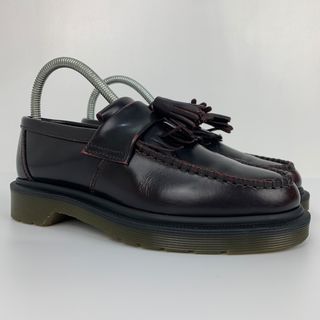 Dr. Martens Adrian Tassel Loafers Cherry Red