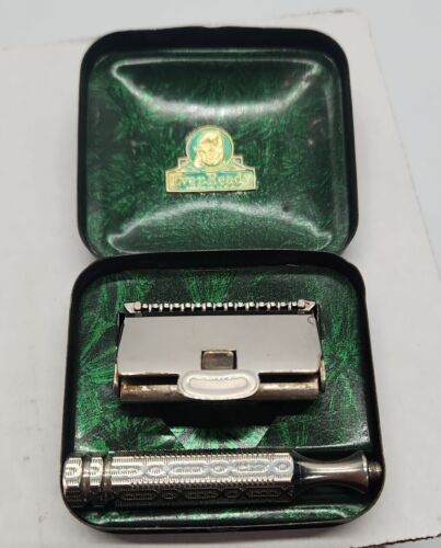 Early 1900's Ever Ready Art Deco Safety Razor in Original Metal Box ...